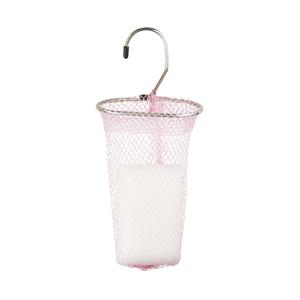 石鹸ネット 石けんネット リングタイプ（10個） ピンク sanwa