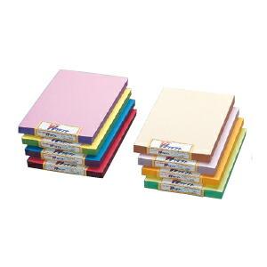 画用紙 色画用紙ニューカラーWクラフト しらちゃ&amp;ちゃいろ 4ツ切判（100枚） リンテック
