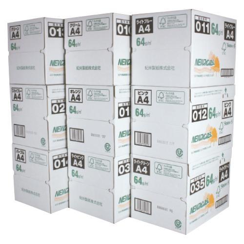 コピー用紙 ファインカラーB4 ／ 2500枚 ライトクリーム 北越