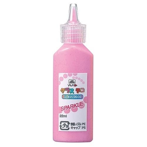 絵具 えのぐ グラスデコ（単色）スパークルピンク ヤマト