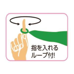 スカーフ 運動会 ループ付カラースカーフミニ 黄の詳細画像1