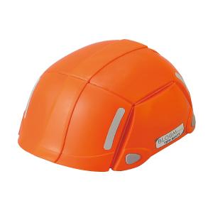 ヘルメット 安全ヘルメット 作業 防災 折りたたみ オレンジ トーヨーセフティー