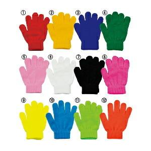 手袋 子供 子ども カラーのびーる手袋 （6）白（メール便対象商品）（メール便6点まで）｜ikurun0810