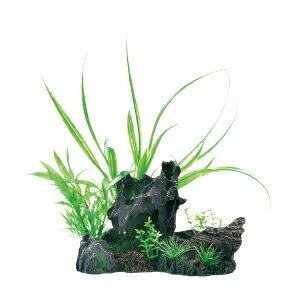 水槽 水草 プランツ 癒し水景MIXプランツ ロック黒 ジェックス