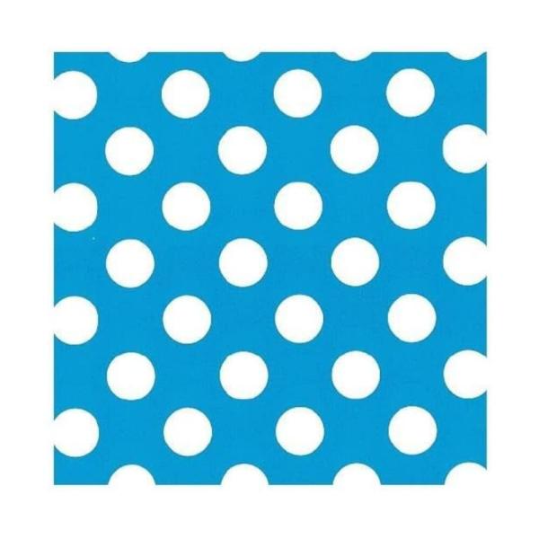 画用紙 色画用紙 ドット柄 4ツ切判（50枚）みずいろ（ドットカラー） 大王製紙