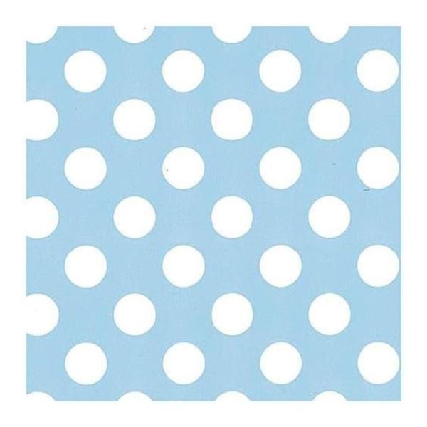 色画用紙 ドット柄 A4（50枚）うすみずいろ 大王製紙（メール便対象商品）（メール便2点まで）