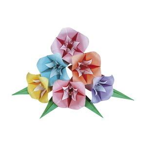 折り紙 おりがみ ファンタジーカラー フラワー...の詳細画像1