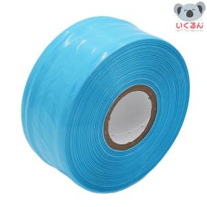 手芸 編み物 かぎ針 ビニールテープバッグ スマートPE レコード巻テープ 500m 単色 スカイブルー ビニール紐 梱包 荷造り 宮島化学工業｜いくるんYahoo!ショッピング店