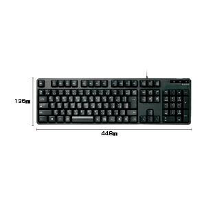 有線フルキーボード ブラック エレコム