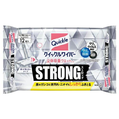 クイックルワイパーウェットシートストロング（12枚） 花王