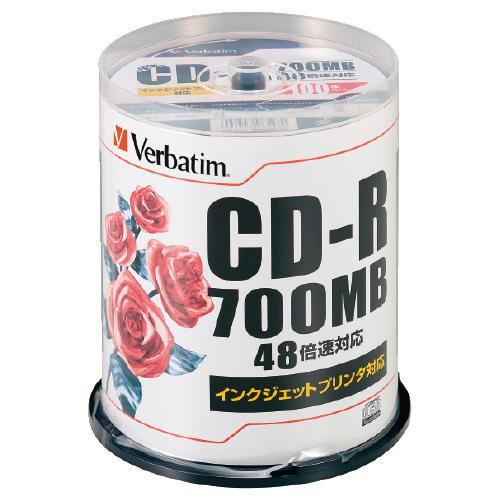 CD-R データ用CD−R（700MB）100枚 バーベイタムジャパン