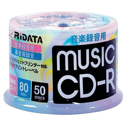 CD 音楽用ＣＤ−Ｒ８０分（５０枚）スピンドル アールアイジャパン