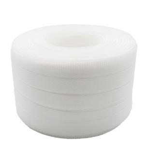 紐 梱包 荷造り 手芸 編み物 バッグ かご かごバッグ PPバンド 15mm×100m 単色 白 信越工業