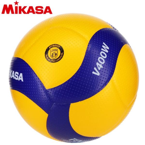 バレーボール 4号 検定球 ミカサ V400W 中学校 公式試合球