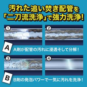 風呂釜洗浄剤 ナイアガラーン2回分セット ピュ...の詳細画像3