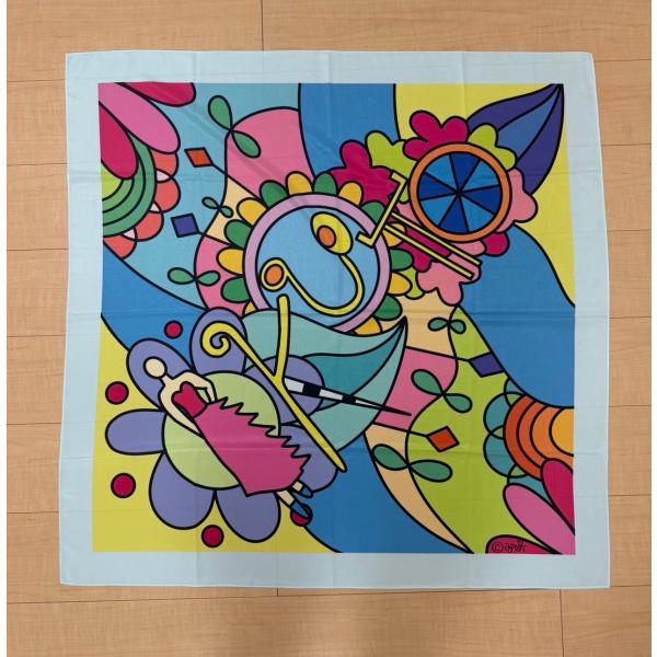 スカーフ IKUTO ロゴ アート