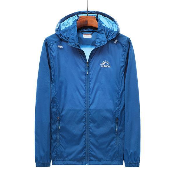 【特価】日焼け止め服 ラッシュガード パーカー スポーツウェア メンズ 日焼け防止 通気 紫外線対策...