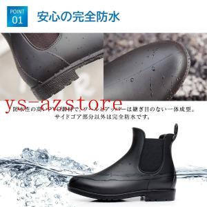 レインブーツ レインシューズ スノーブーツ レ...の詳細画像4