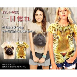 半袖Tシャツ アニマル 3D tシャツ おもし...の詳細画像5