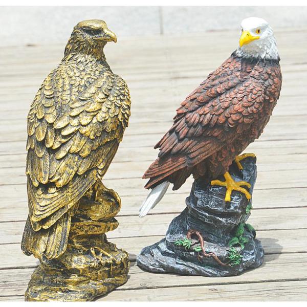 【特価】鳥獣駆除 鳥よけ 鷹 ミスターイーグル 鳥よけグッズ 鳥除け 防鳥 害獣 撃退 置き物 鷹 ...