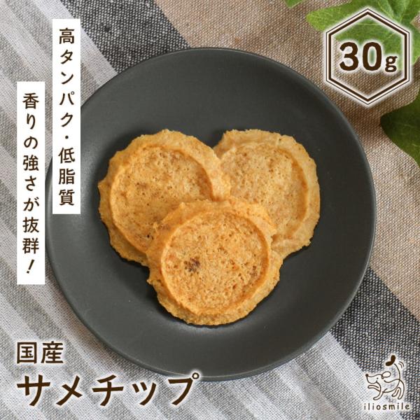 犬 おやつ 無添加 国産 サメチップ 30g/低脂肪 魚 フィッシュ 鮫 ダイエット 猫 シニア ご...