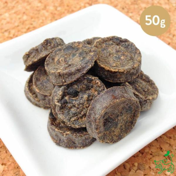 犬 おやつ 無添加 天然ハーブ育ちモンゴル産馬肉ミニチップ レバー 50g /低脂肪 馬 アレルギー...