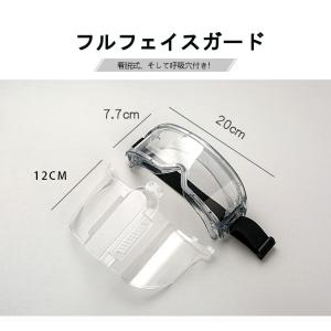 フェイスガード　ゴーグル　マスク　業務用　作業　軽作業　塗装　安全　透明　安全ゴーグル　スプレー