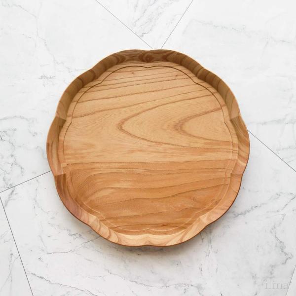 四十沢木材工芸 KITO 輪花盆 中 ケヤキ