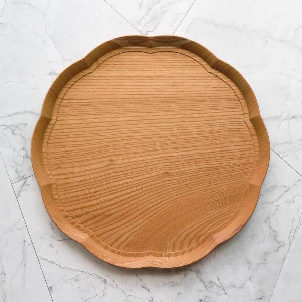 四十沢木材工芸 KITO 輪花盆 大 ケヤキ