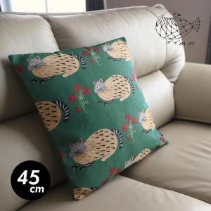 松尾ミユキ クッションカバー 45×45 猫グッズ クッションカバーD 松尾ミユキ クッションカバー 45×45 猫グッズ クッションカバーD