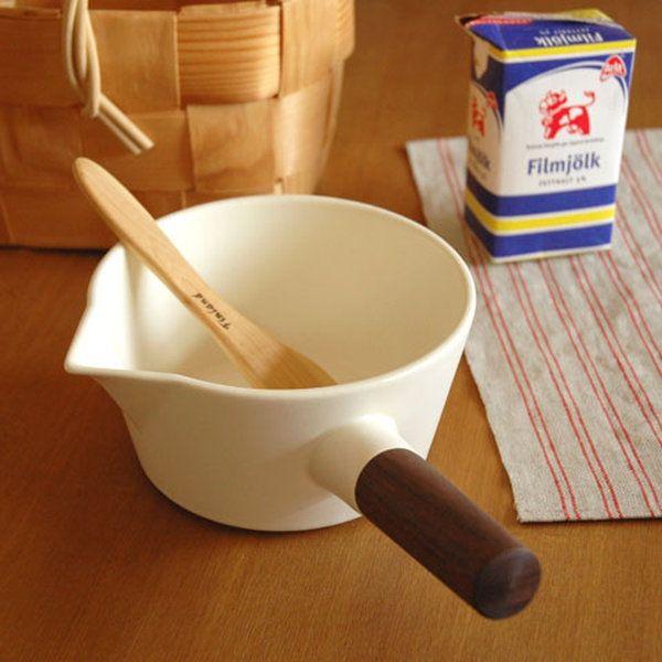 4th-market リコッタ ミルクパン ミニ片手鍋 白 本体のみ