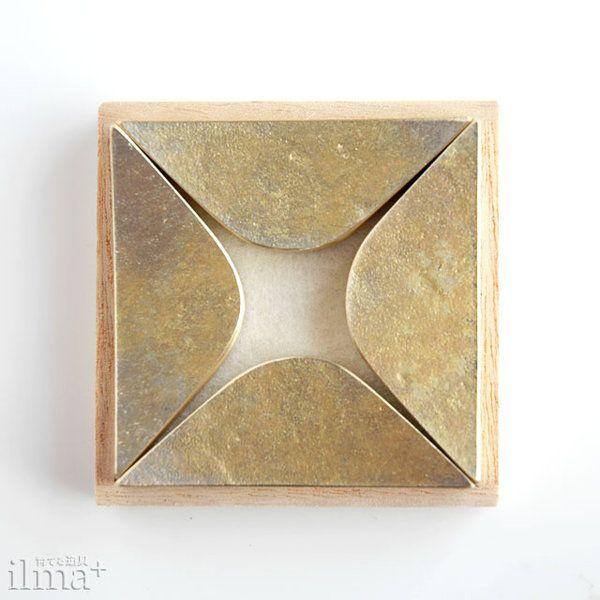 FUTAGAMI 真鍮箸置き 瞬き 4個入り 二上 メール便可