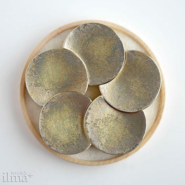 FUTAGAMI 真鍮箸置き 五つ月 （5個入タイプ） 二上 メール便可