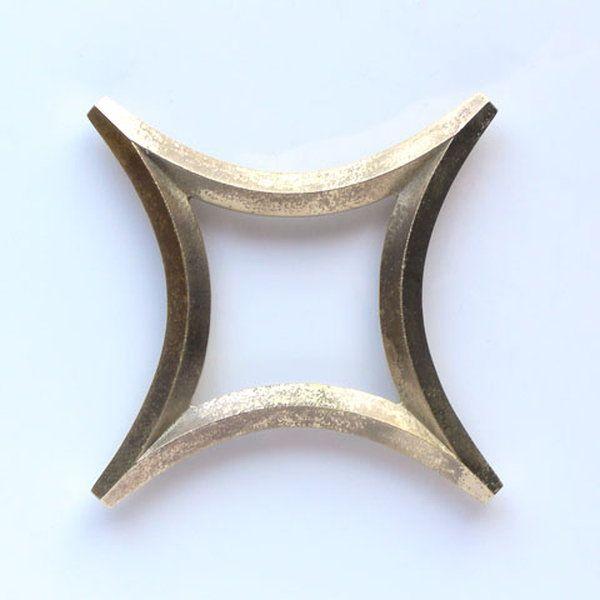 FUTAGAMI 鍋敷き 星 真鍮製 二上