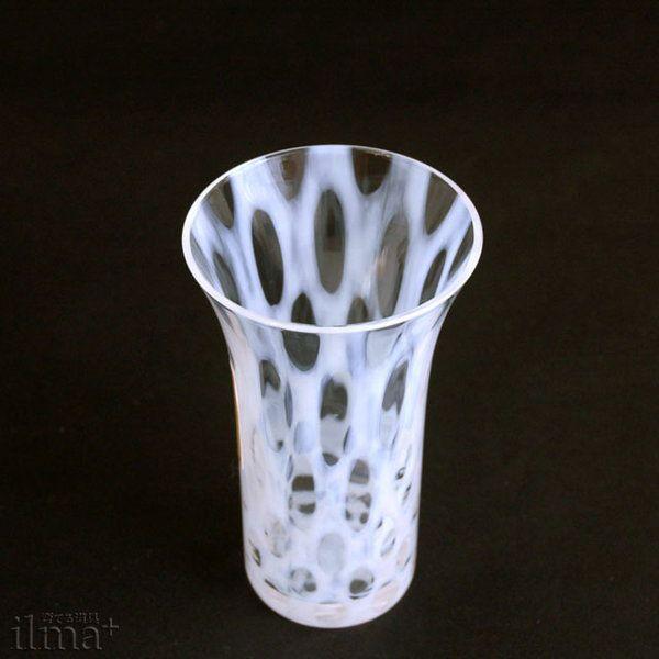 大正浪漫硝子 ひとくちビールグラス 水玉