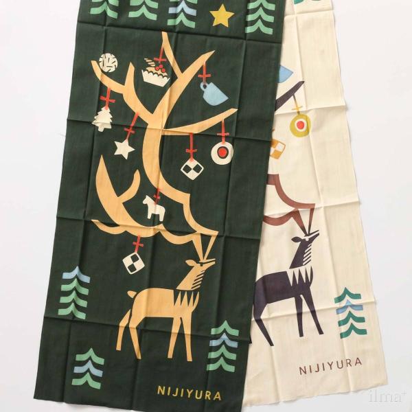にじゆら てぬぐい Ska vi fika Sweden クリスマス メール便可 ギフトラッピング可