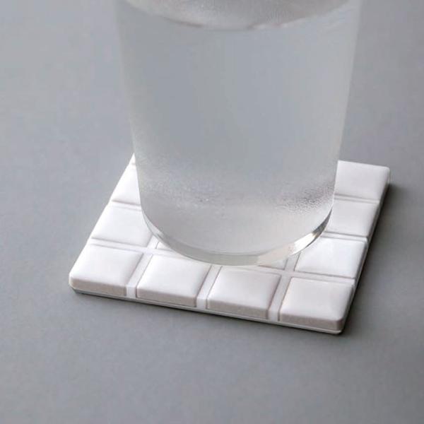 THE COASTER タイル コースター ホワイト 中川政七商店 おしゃれ 洗練 ギフト