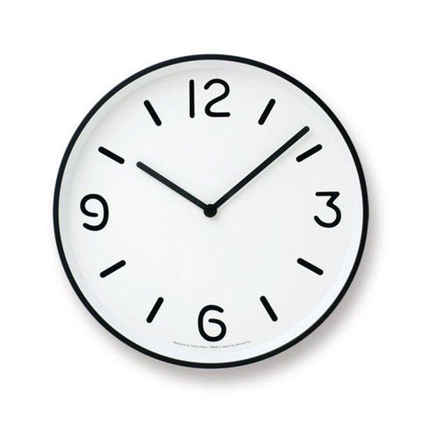レムノス MONO CLOCK モノクロック ホワイト 壁掛け時計 Lemnos