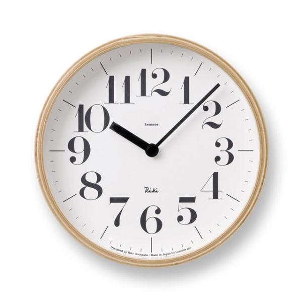 レムノス RIKI CLOCK S リキクロック 壁掛け時計 20.3cm Lemnos