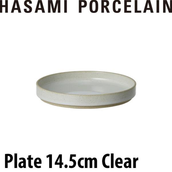 HASAMI PORCELAIN ハサミポーセリン プレート 14.5cm クリアー グロスグレー ...