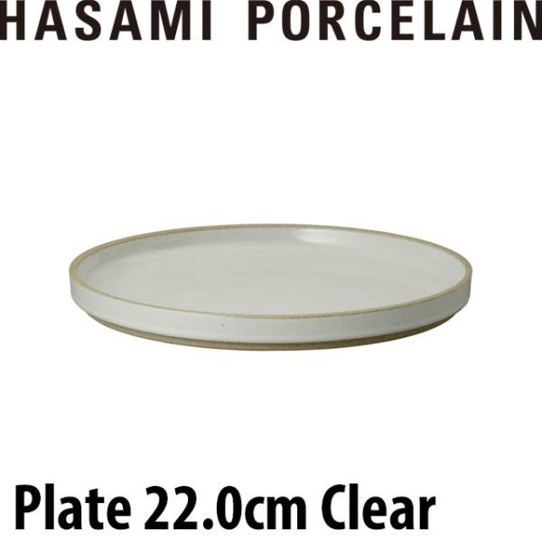 HASAMI PORCELAIN ハサミポーセリン プレート 22.0cm クリアー グロスグレー ...