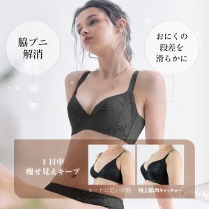 ブラジャー ショーツセット 大きいサイズ 脇肉...の詳細画像3