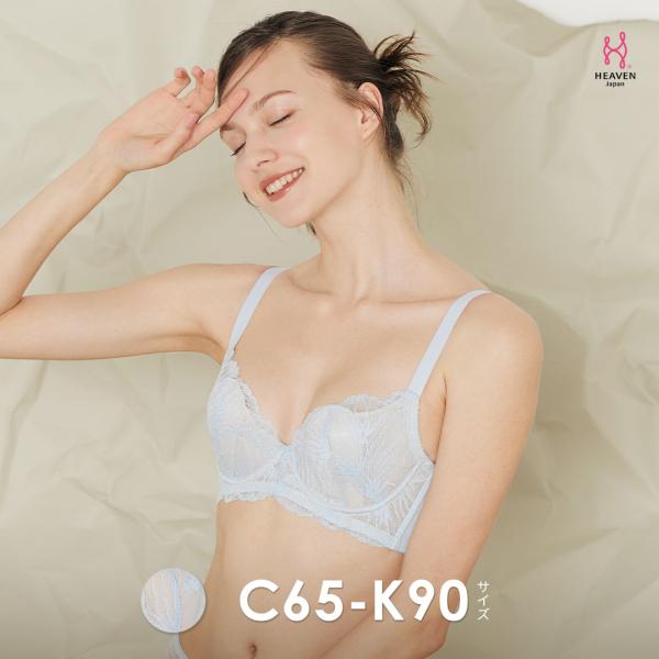 heaven japan ヘブンジャパン ブラ ジャー ノン パテ 大きい サイズ 涼しい 通気 脇...