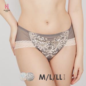 HEAVEN Japan ヘブンジャパン ショーツ スタンダード 単品 M L LL ブラック SELFIT BRA お揃い パンツ パンティ 夏 通気性 涼しい レース