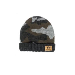 Appaman Kids アパマンキッズ 男の子用 ファッション雑貨 小物 帽子 ビーニー ニット帽 Boost Hat (Infant/Toddler/Little Kids) - Olive Camo｜ilovela