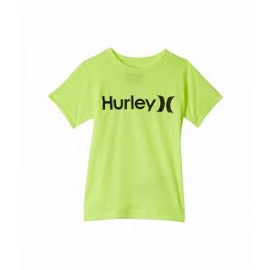 Hurley Kids ハーレー 男の子用 ファッション 子供服 Tシャツ UPF 50+ Short Sleeve T-Shirt (Little Kids) - Volt Glow｜ilovela