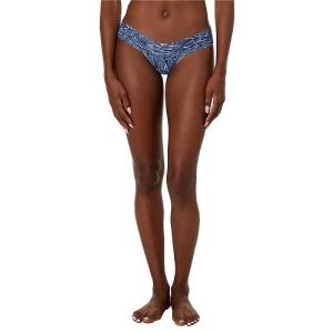 Hanky Panky ハンキーパンキー レディース 女性用 ファッション 下着 ショーツ Printed Signature Lace Low Rise Thong - Sea You｜ilovela