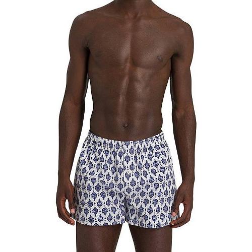 Hanro ハンロ メンズ 男性用 ファッション 下着 Fancy Woven Boxer - Mo...