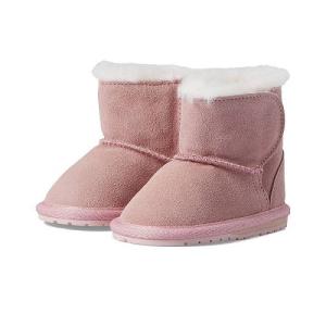 EMU Australia Kids エミュー 女の子用 キッズシューズ 子供靴 ブーツ スタイルブーツ Toddle (Infant) - Pale Pink｜ilovela