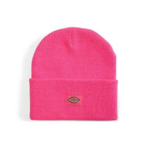 Dickies ディッキー メンズ 男性用 ファッション雑貨 小物 帽子 ビーニー ニット帽 Acrylic Cuffed Beanie Hat - Neon Pink｜ilovela